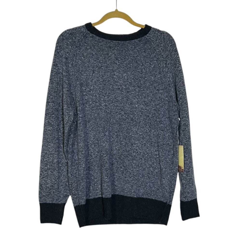 NWT Frederik Anderson Copenhagen Sweater Blue Crewneck Size Large